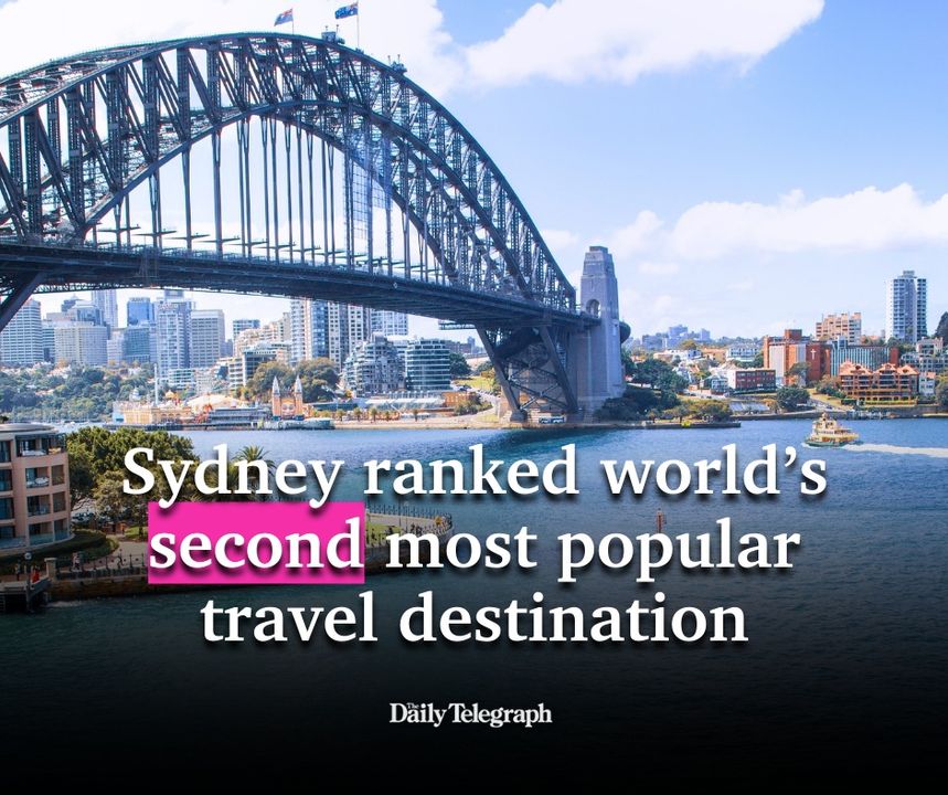Sydney znalazło się na drugim miejscu najpopularniejszych kierunków turystycznych 